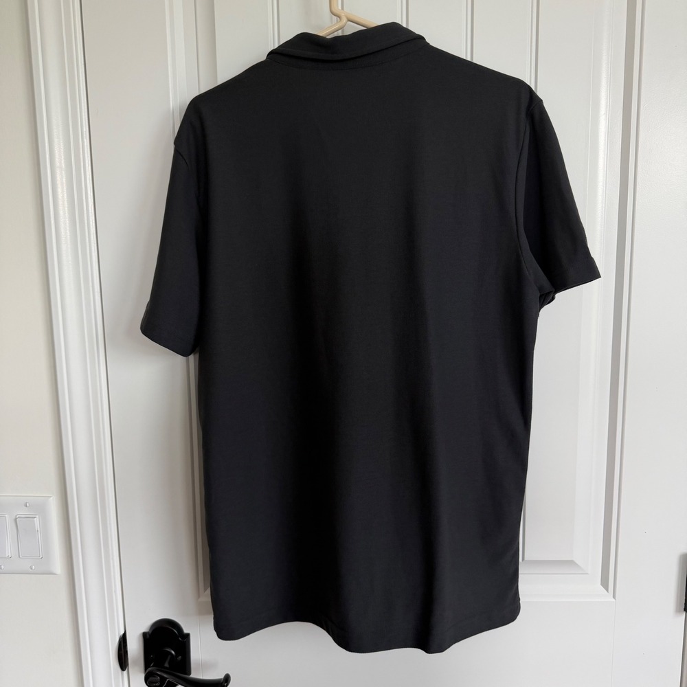Vuori Ace Polo Dark Gray Short Sleeve Men's Large V164 - Picture 3 of 5